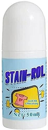 Fleckenentfernungsstifte für Notfälle, tragbarer Fleckenentferner, Stift für Kleidung und Stoff, zum sofortigen Entfernen von Flecken, 50 ml, Rollperlen-Design (1 Stück)