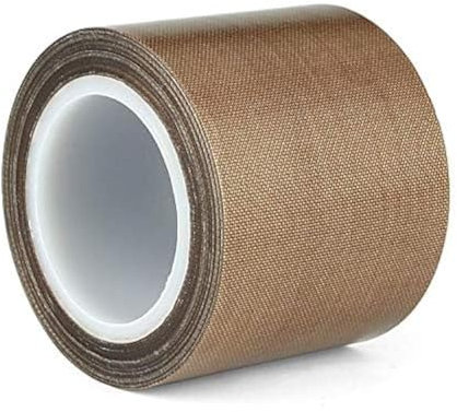 Teflon Fabric Tape, 2 Inch 30 Feet PTFE Tape for Vacuum Sealer Machine, Hand Impulse Sealers Insulation PTFE Coated Fiberglass Adhesive Tape Compatible with FoodSaver, Seal A Meal, Weston, Cabella
