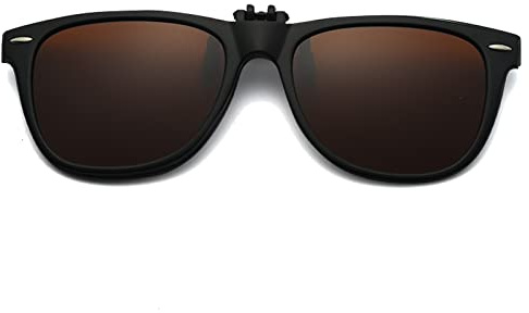 Long Keeper Clip para Gafas para Sol Clip Gafas de Sol Polarizadas Hombre Mujer Antirreflejo Clip on Flip Up Gafas de Sol para Gafas Graduadas