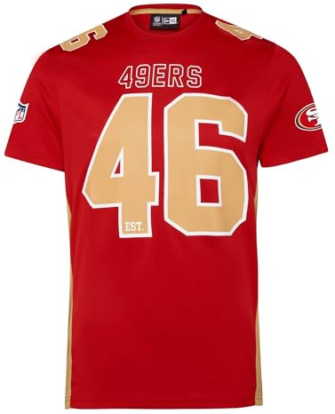 New Era San Francisco 49ers NFL Established Number Mesh Tee Scarlet T-Shirt - XL