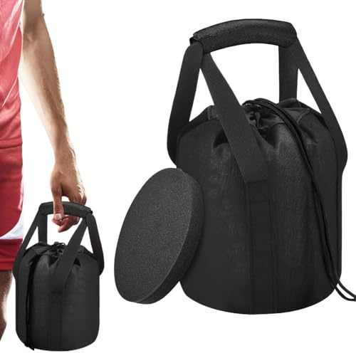 Sac de transport de poids – Sac à dos pour poids de 2,7 à 7,3 kg avec rembourrage en mousse – Organisateur portable pour femmes, hommes, athlètes, écoles, équipes, clubs, compétitions, camping
