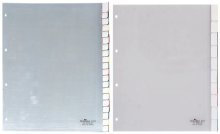 2 X DURABLE Ordnerregister f.A4 0-20 A-Z _br tr 20TLG _BERBREITE UMSCHWETE TABEN 6833-19