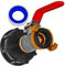 IBC Container Zubehör Adapter Kappe Deckel - Tank Adapter + Kugelhahn mit GEKA