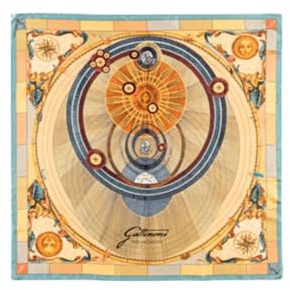 Gattinoni Foulard planetario quadrato 90x90 AIGPL1023WKAP02 classic