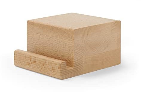 Dynavox Schallplatten-Cover-Ständer, massive Ablage für Vinyl-Cover, Buche