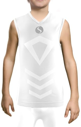 sesto senso Maglietta Termica Senza Maniche per Ragazzi Intimo Sportivo Compressivo Canotta Tank Top