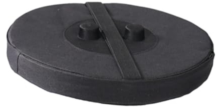 Generic Round Collapsible Stool Cushion, Black, Modern Style, Polyester Seat, Fits All Round Retractable Folding Stools (Cushion Only)
