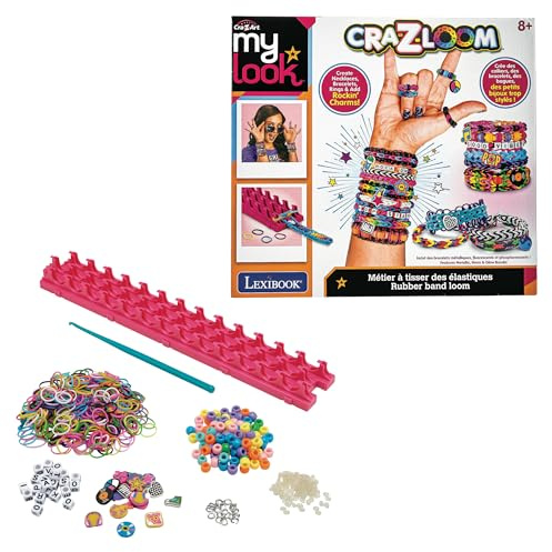 Lexibook, Kit Tissage Bracelets Rock 'n' Roll, CRLOOM6
