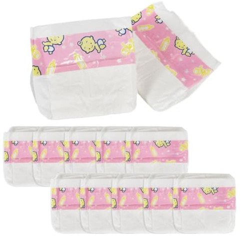 Paquete de pañales para muñecas de bebé, 10 piezas de repuesto para muñecas de bebé de 14 a 18 pulgadas, pañales reutilizables para recién nacidos, ropa interior ajustable para recién nacidos