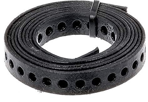 Alberts 334161 Bande perforée | avec ou sans bobine | plastifiée, en noir | largeur 17 mm | longueur 1,5 m