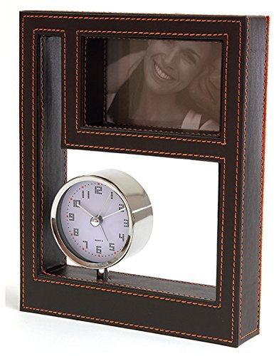 Maison Futée - Horloge réveil Art-déco avec Cadre Photo