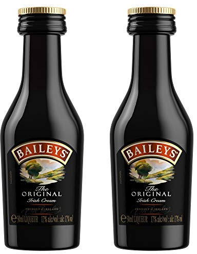 2 X BAILEYS Original Irish Cream Liqueur Miniature 5cl Miniature