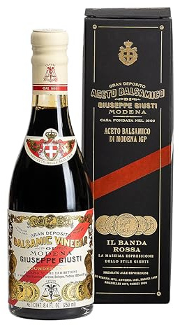 Giusti - Aceto Balsamico di Modena IGP 5 Medaglie d’oro – Champagnotta 250ml con astuccio