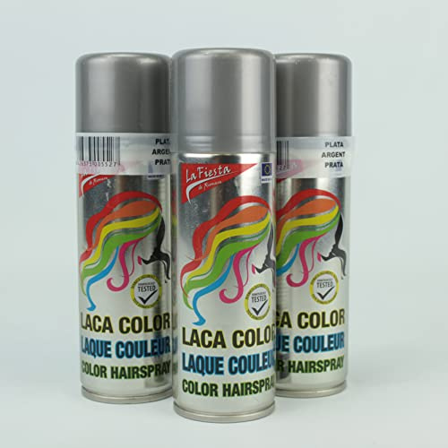 DISFRACES GILMAR Laca Color - PLATA