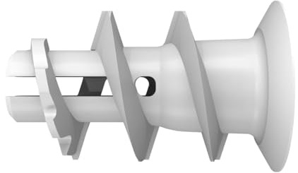 Nylon Plasterboard Plug Fixing Anchor DRIVA Heavy Duty Self Drive Study Walls Cavity (Pack of:4)