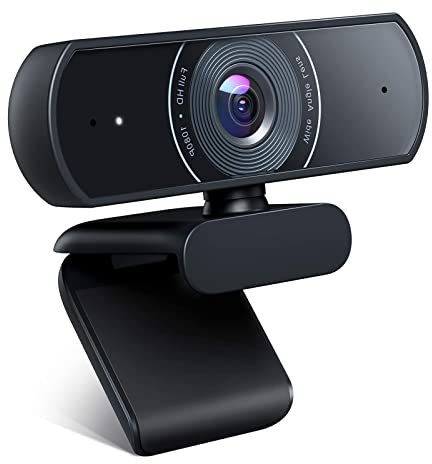 OYU Webcam, Webcam Full HD 1080p Video, Dual-Stereo-Mikrofon, Videokamera, mit USB, für Videoanrufe, Videospiele, Aufnahme, Konferenzen, Studio, Skype