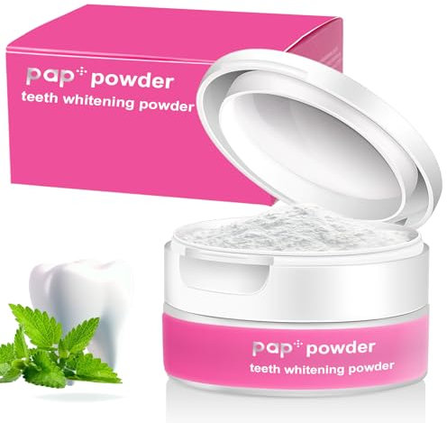 50g Polvere Sbiancante per Denti,Polvere per il restauro dei denti,Sbiancante Denti Professionale,Teeth Whitening Powder per Sbiancare e pulizia dei denti e Alito Fresco