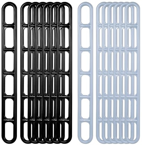 20 Piezas Elementos de Arriostramiento de Plástico, Escalera de Toldo Tensoras de Plástico, Accesorios para Tiendas de Campaña, Caravanas, Arriostrar Toldos, Marquesinas, Lonas(Gris)
