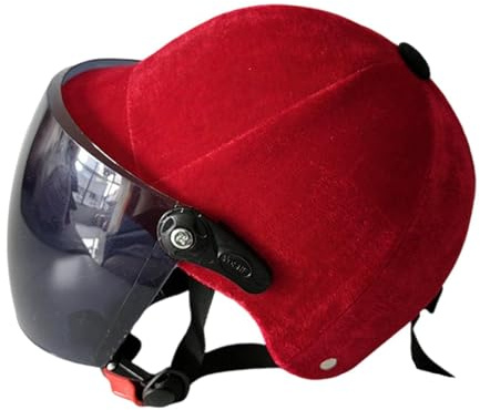 perfk Casco da Equitazione, Casco da Equitazione Estivo, Leggero, Decorativo, Cappello da Cavaliere per Uomo e Donna, Attrezzatura da Equitazione, Cappello, con Specchio Marrone