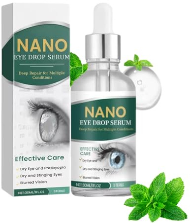 30ml Brightening E/ye D/rops,Nano E/ye D/rops Serum,PresbYopia E/yes Drop,Deep Repair Brightening Eye Drops for Stinging Eyes,Nano Eye Drops Serum for Dry Eyes & Contact Lenses