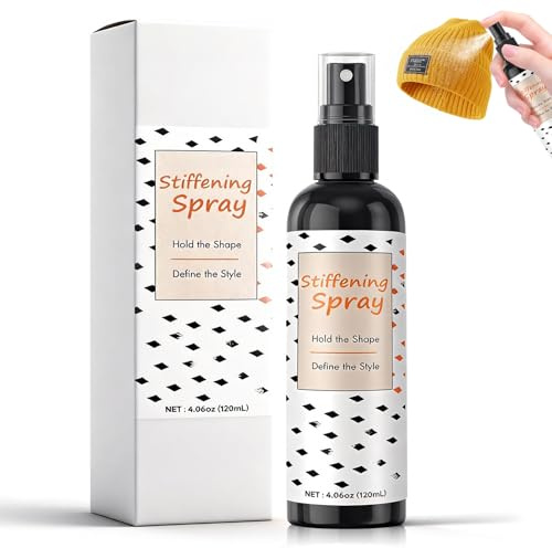 Endurecedor Textiles, Endurecedora de Tejidos, Endurecedor Textiles Impermeable, Conserva Forma Durante Mucho Tiempo, Apta Para Variedad Tejidos, Incluidos Algodón, Lino, Seda Hilo, 120ml (A) (A)