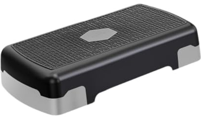 DimyFew Aerobic Fitness Stepper Ajustable para Ejercicio con Superficie Antideslizante Base de Almacenamiento Fabricada en PP Resistente Adecuada