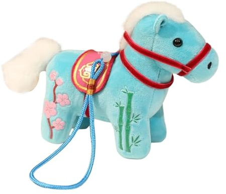Horse Plush Charm - 2026 Edition, Toy, Luck, Hanging Ornament, Soft Collectible Toy, Cute Soft Figure, Hanging Horse Figure, Home Car Accessory | Good Luck Symbol for Kids Teens Adults