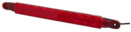 HELLA 2DA 343 106-211 Zusatzbremsleuchte - LED - 24V - Anbau/geklebt - Lichtscheibenfarbe: rot - LED-Lichtfarbe: rot - Kabel: 3000mm - Stecker: offene Kabelenden - hinten