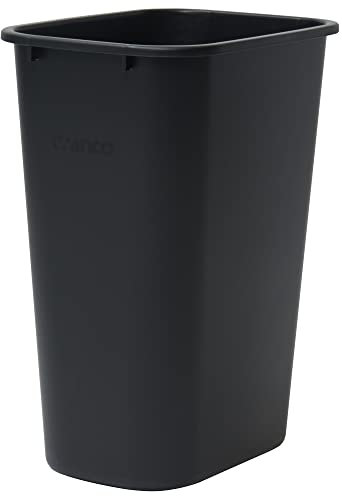 Winco PWR-41K Corbeille à déchets, 37 litres, noir