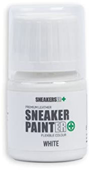 SNEAKERSER SNEAKER PAINTER Premium Leather Flexible Sneaker Paint WHITE 30ml for Acrylic Sneakers, Trainers, Shoes and Footwear - SNEAKERS ER
