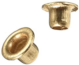 PATIKIL 3mm x 3mm Attraverso Foro Cavo Rivetto, 200pz Rame Cavo Rivetti Occhielli Doppio -Lato Circuito Scheda PCB