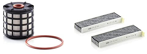 Original MANN-FILTER Kraftstofffilter PU 7010 z – Kraftstofffilter Satz mit Dichtung/Dichtungssatz & Original MANN-FILTER Innenraumfilter CUK 29 003-2 – Kabinenluftfilter Satz mit Aktivkohle