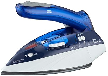 Sytech Plancha de Vapor de Viaje, 1100w. 110-220v., Azul