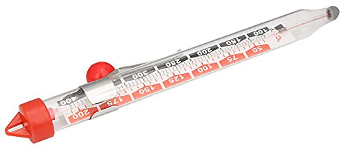 Brrnoo Thermomètre à Confiture Alimentaire de Haute Précision, Testeur de Température à Double Affichage, avec Clip en Acier Inoxydable Résistant aux Chocs, pour Une Utilisation (JL-G902)
