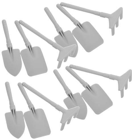 TOYANDONA 10 Teiliges Set Gartenwerkzeug Modellwerkzeuge Für Schaufelstütze Kleinkindrechen Kinderrechen Strandsandspielzeug Kindergartengeräte Strandsandschaufel