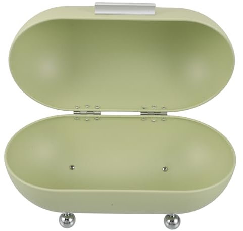 IMIKEYA Retro Style Storage Box Bread Bin Farmhouse Bread Box for Homemade Cheese Pastries Organizer Countertop Corner Use