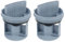 Paquete de 2 filtros de pelusa para lavadora, filtro de pelusa, filtro de pelusa, filtro de pelusa para lavadora Bosch WAE, filtro de pelusa para Siemens iq700, filtro de pelusa para Siemens iq500