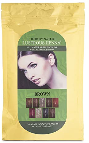 Brown Color by Nature Lustrous Henna 100 grams