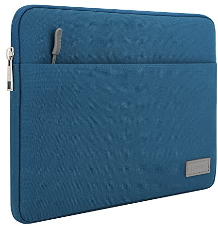 MoKo 9-11 Inch Tablet Sleeve Bag Carrying Case Fits New 11 inch iPad Air M3, iPad A16 2025, iPad Pro 11 M4/Air M2, iPad Air 5/4/3th, iPad 10/9/8/7th, Peacock Blue