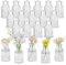 Glasseam Kleine Vasen Glas für Hochzeit: 20 Stück Mini Vase für Party Home Room Wohnzimmer Regal Tisch Deko- Blumenvase Klein Glasvasen Set für Blumen Bud Trockenblumen Pflanzen