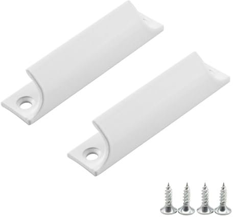 HFMYGS Maniglia esterna per porta del balcone, maniglia per porta del terrazzo, maniglia esterna con viti, maniglia per porta del balcone, maniglia in lega di alluminio, per finestre, armadi, cassetti