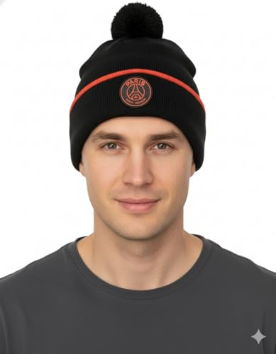 PSG Bonnet Pompon Collection Officielle Paris Saint Germain