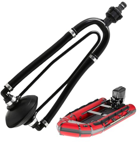 Enjuague Para Motor Fueraborda - Adaptador De Manguito De Manguera Doble De Nailon Metálico, Limpiador De Orejeras Para Motor De , Enjuague Resistente A Fugas | Herramienta De Enjuagu De Motr M