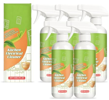 QPJUVC Detergente multiuso da cucina, detergente per elettrodomestici con formula naturale per forno, fornelli, cappa e superfici domestiche (5)