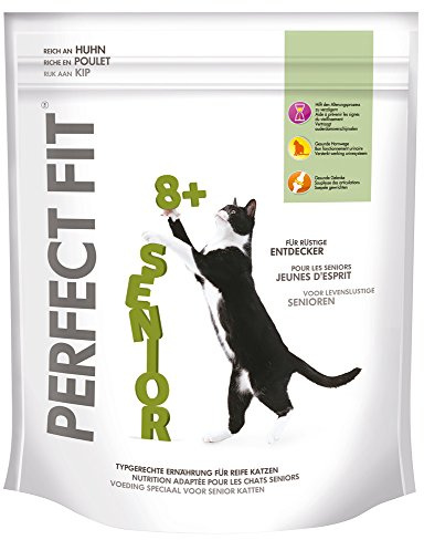 Perfect Fit Senior Katzenfutter reich an Huhn, 5 Packungen (5 x 750 g)