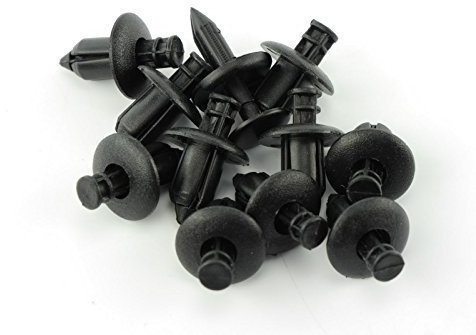 MTP-Racing 10 STK Verkleidungs Befestigungs Clips schwarz, 8mm, 26mm, passend für Suzuki GSXR 750 K6 K7 2006-2007, Front, Links, Rechts