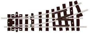 Peco ST-406 Setrack Left Hand Turnout Radius 1 Insulfrog