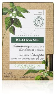 Klorane A La Ortiga Bio Powder Shampoo-Mask 8 x 3g
