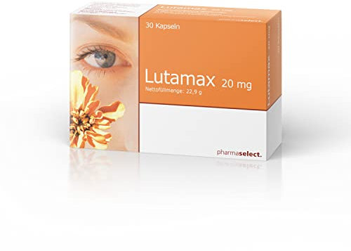 Lutamax-Kapseln Fur Amd | 90 Augenkapseln für gesundes Sehen- 20mg Lutein I Amd Kapseln | Augenvitamintabletten Bei Altersbedingten Augenprobleme mit Lutein und Zeaxanthin