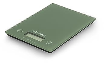 Tognana Iridea, Bilancia da Cucina con display LDC e tasti touch screen, verde salvia